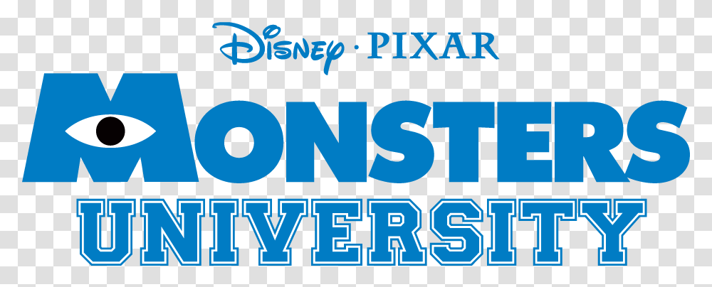 Pixar Animation Studios Monsters University Logo, Text, Alphabet, Word, Number Transparent Png