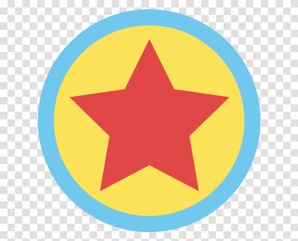 Pixar Ball Blue Yellow Star Clipart, Star Symbol Transparent Png