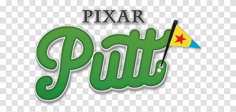 Pixar Putt Logo, Word, Sweets, Food Transparent Png