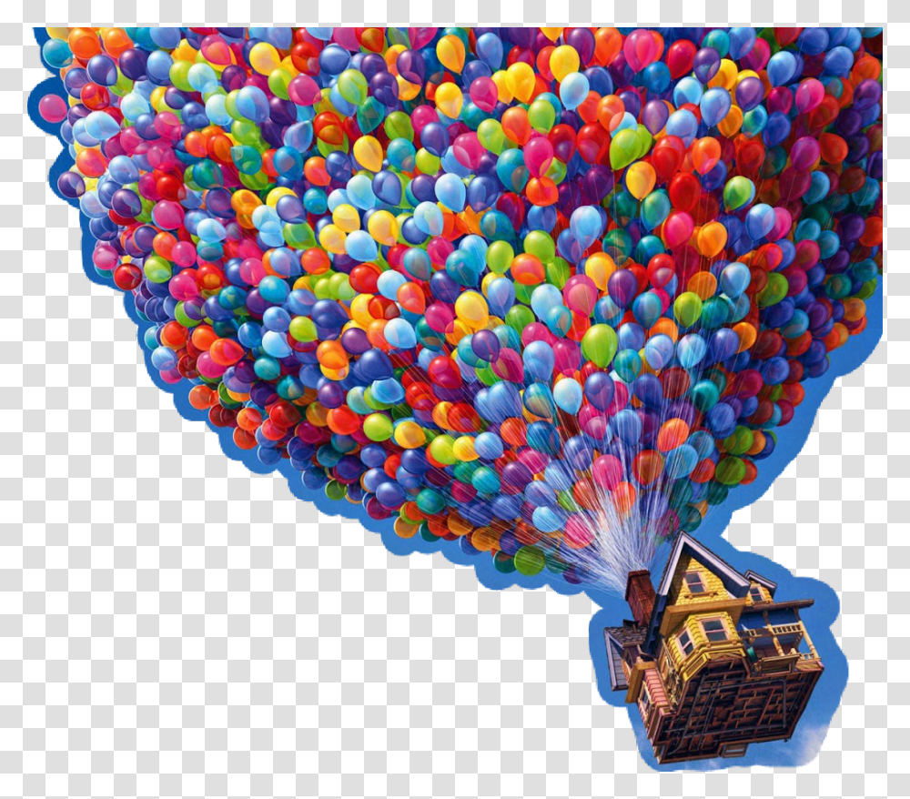 Pixar Up Balloons Disney Up No Background Transparent Png