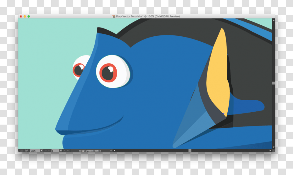 Pixar Vectors From Finding Nemo The Power Dory Finding Nemo Side View, Screen, Electronics, Monitor, Display Transparent Png