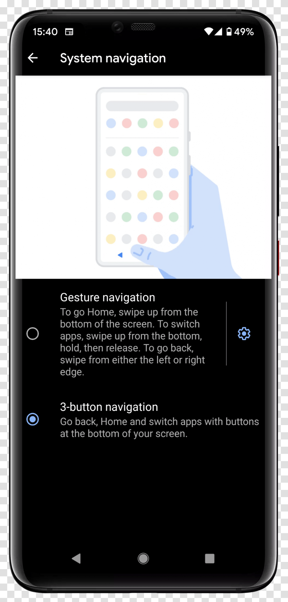Pixel 4 Navigation Buttons, Mobile Phone, Electronics, Cell Phone Transparent Png