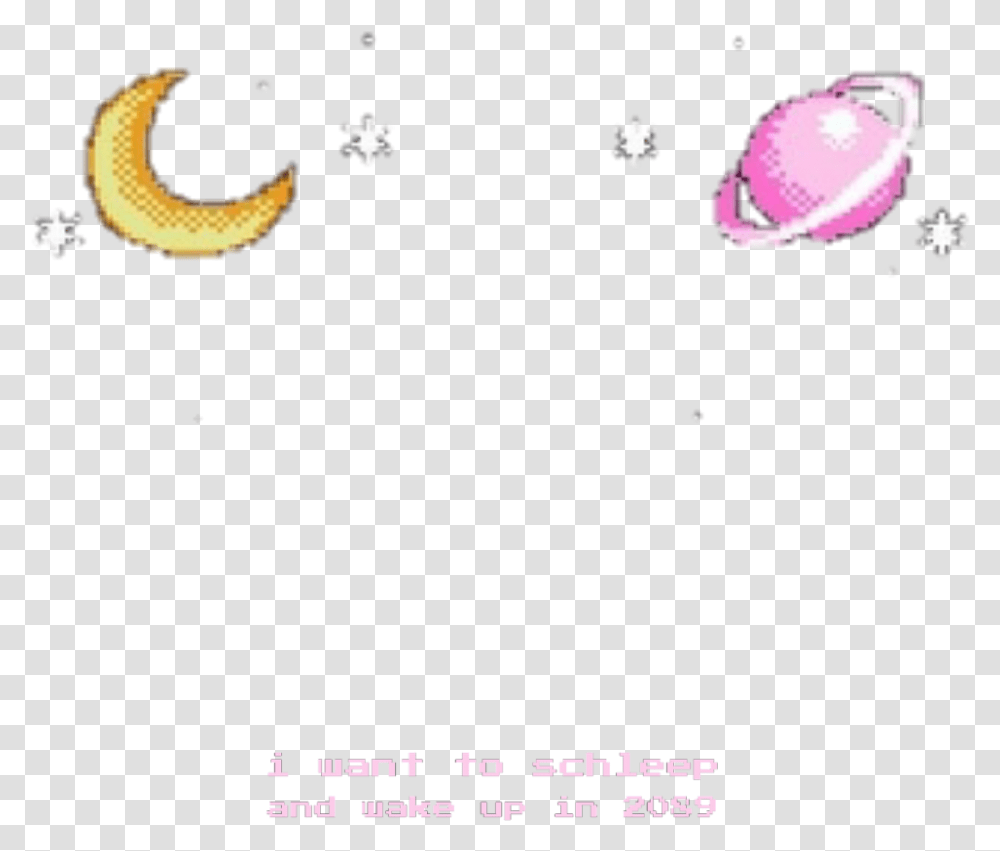 Pixel Aesthetic Lowquality Kawaii Moon Sad Moon Pixel Aesthetic, Astronomy, Plant, Food Transparent Png