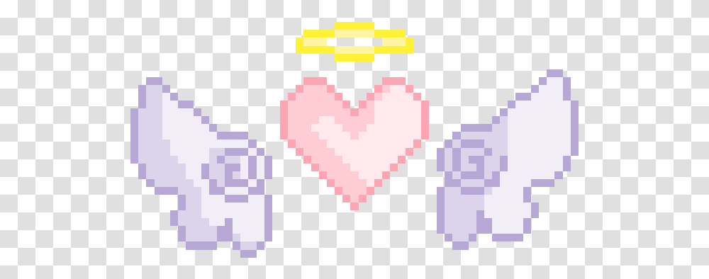 Pixel Angel Heart Love Real Madrid Logo Pixel Art, Rug Transparent Png