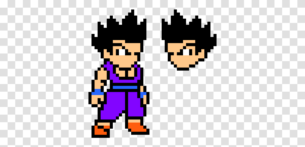 Pixel Art 8 Bit Goku, Pac Man, Super Mario Transparent Png