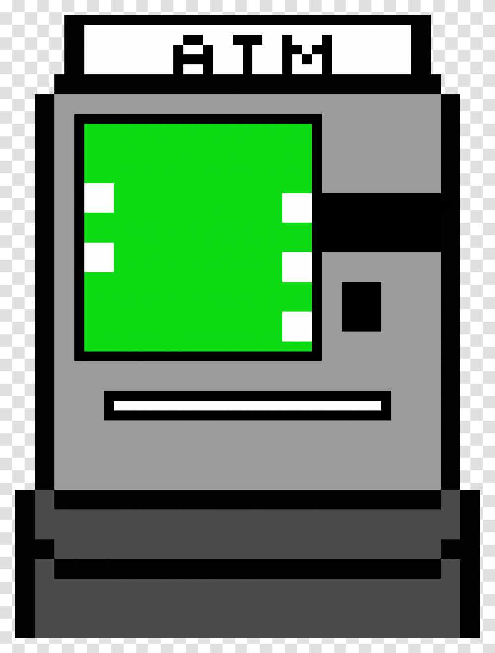 Pixel Art Atm Clipart Download Pixel Art Atm, Machine, Kiosk, Cash Machine Transparent Png