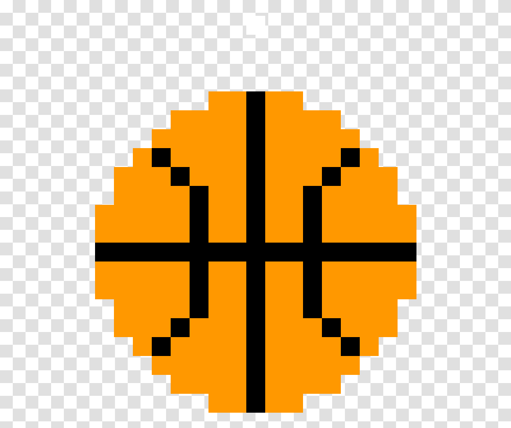 Пиксельный баскетбольный мяч