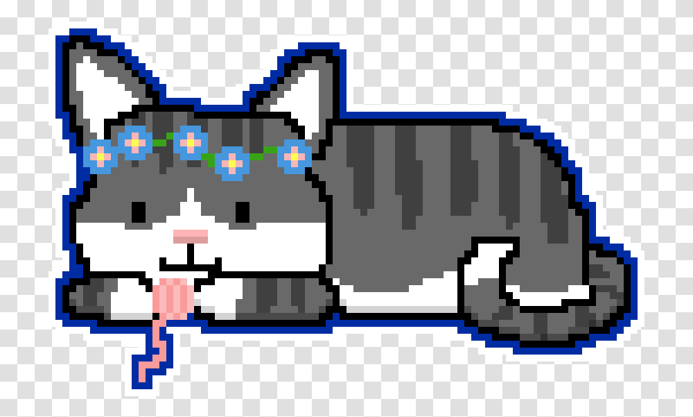 Pixel Art Cat Sleep, Rug, Building, Paper Transparent Png