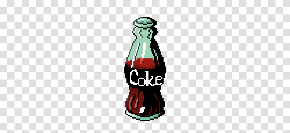Pixel Art Coke Bottle Cocacola Bottle Coke Glass Bottle Soda Coke, Pop Bottle, Beverage Transparent Png