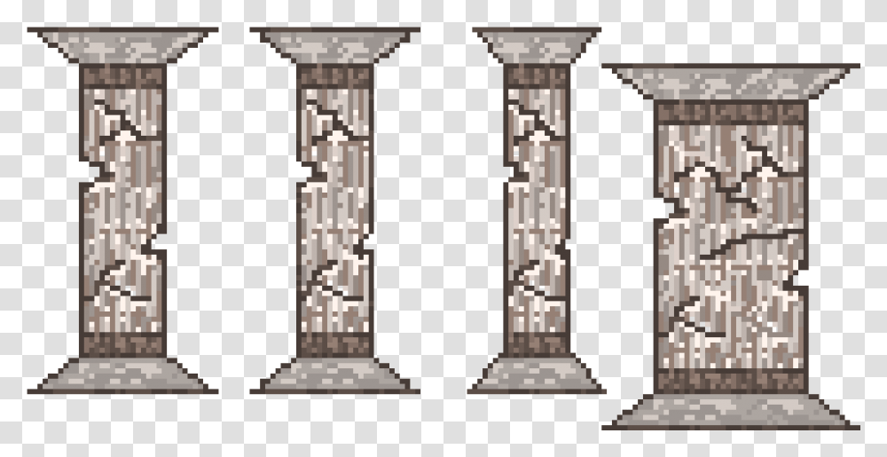 Pixel Art Column, Architecture, Building, Pillar, Obelisk Transparent Png