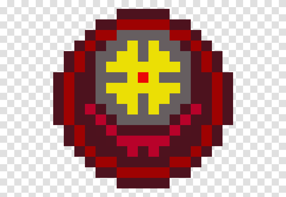 Pixel Art Deadpool Logo Download Pixel Art Red Button, Pac Man, First Aid Transparent Png
