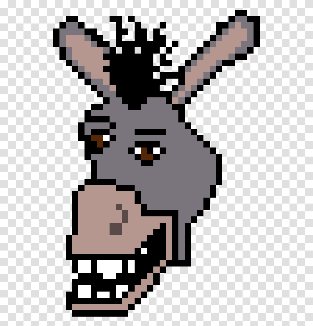 Pixel Art Donkey Donkey From Shrek Pixel Art, Rug, Building Transparent Png