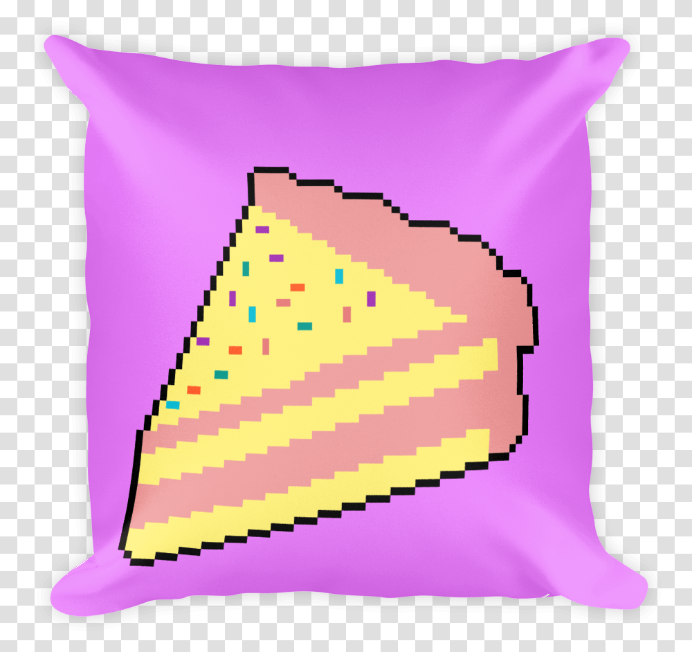 Pixel Art Food Clipart Pixel Art Birthday Cake, Pillow, Cushion, Clothing, Apparel Transparent Png