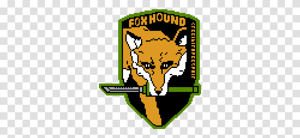 Pixel Art Foxhound Logo 100x100 By Lemoncat Foxhound Logo Pixel Art, Poster, Urban, Graphics, Plant Transparent Png