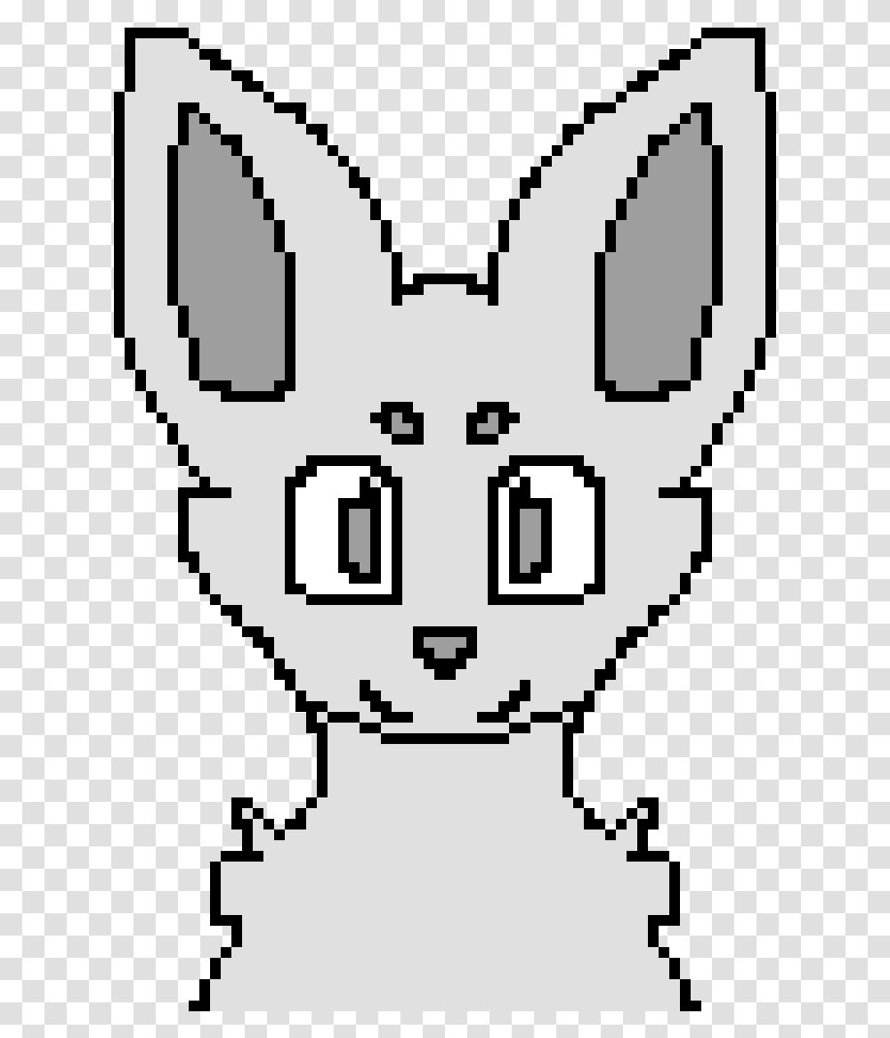 Pixel Art Furry Fox, Rug, Stencil, Cross Transparent Png