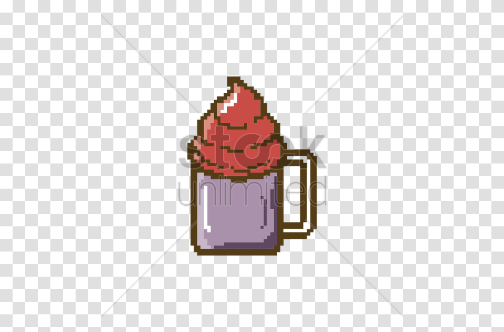 Pixel Art Glass Of Root Beer Float Vector Image, Weapon, Incense, Bomb, Utility Pole Transparent Png
