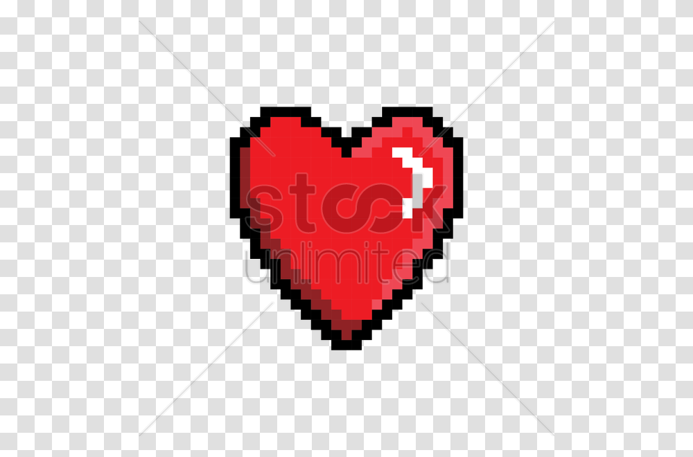 Pixel Art Heart Vector Image, Cushion, Wax Seal, Sweets, Food Transparent Png