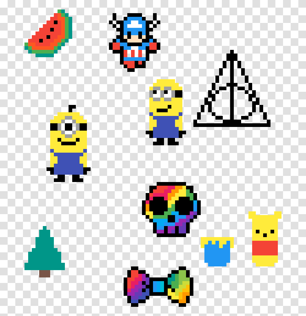 Pixel Art Homework Pixel Art Harry Potter, Pac Man, Super Mario Transparent Png