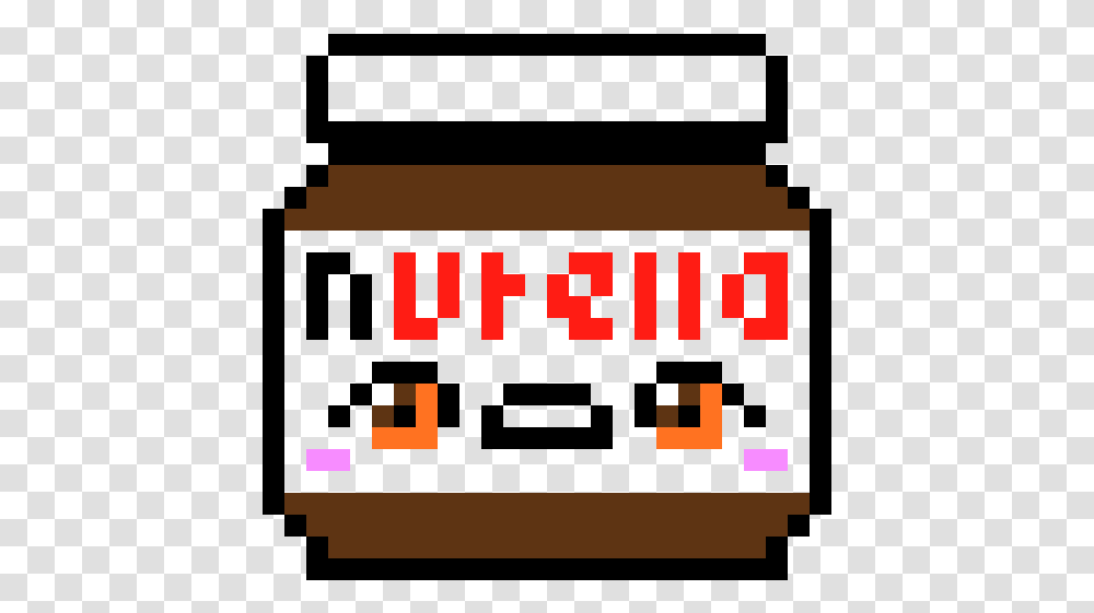 Pixel Art Kawaii Nutella, Digital Clock, Weapon, Weaponry Transparent Png