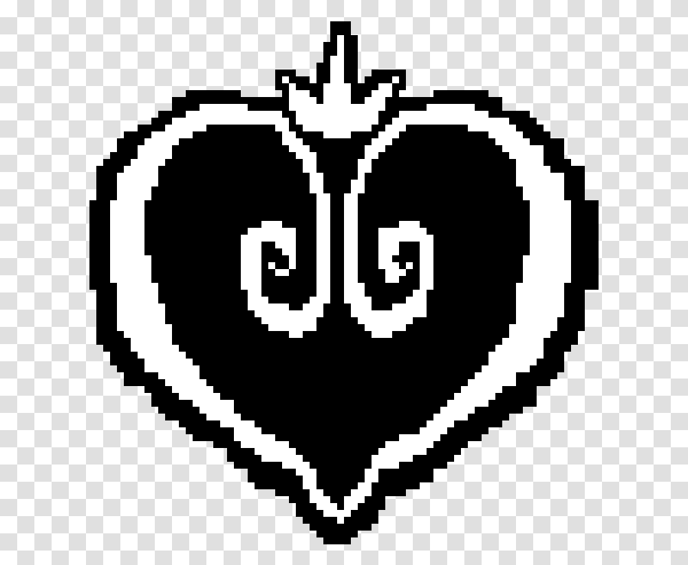 Pixel Art Kingdom Hearts Kingdomhearts Emblem, Cross, Symbol, Stencil, Logo Transparent Png