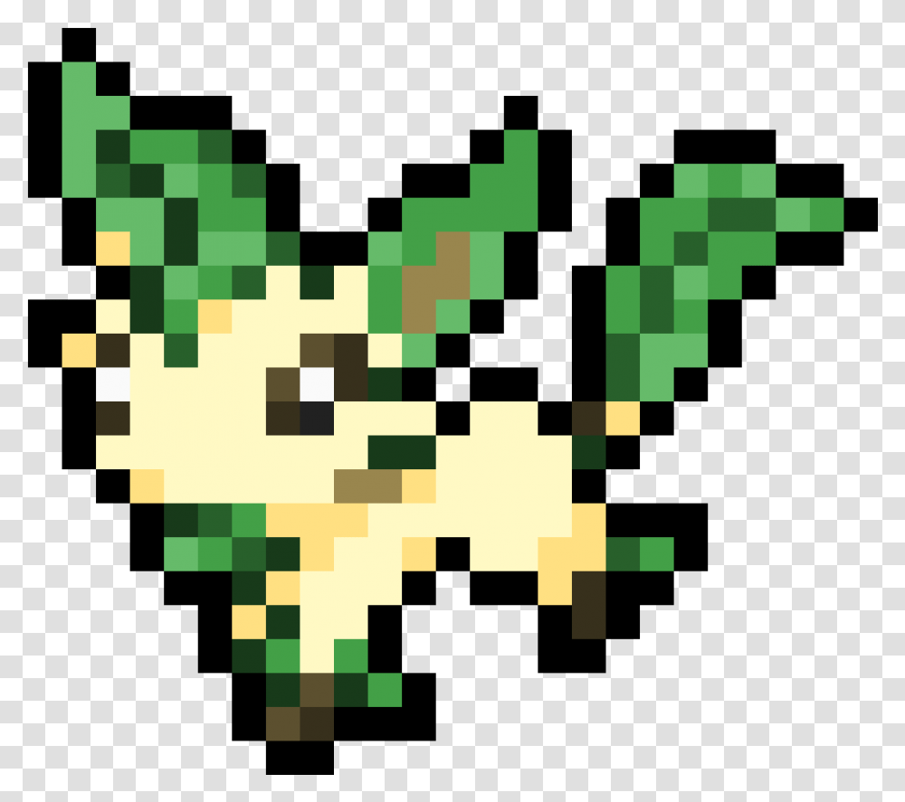 Pixel Art Leafeon Image With No Pokemon 8 Bit Pikachu, Rug, Minecraft, Graphics Transparent Png