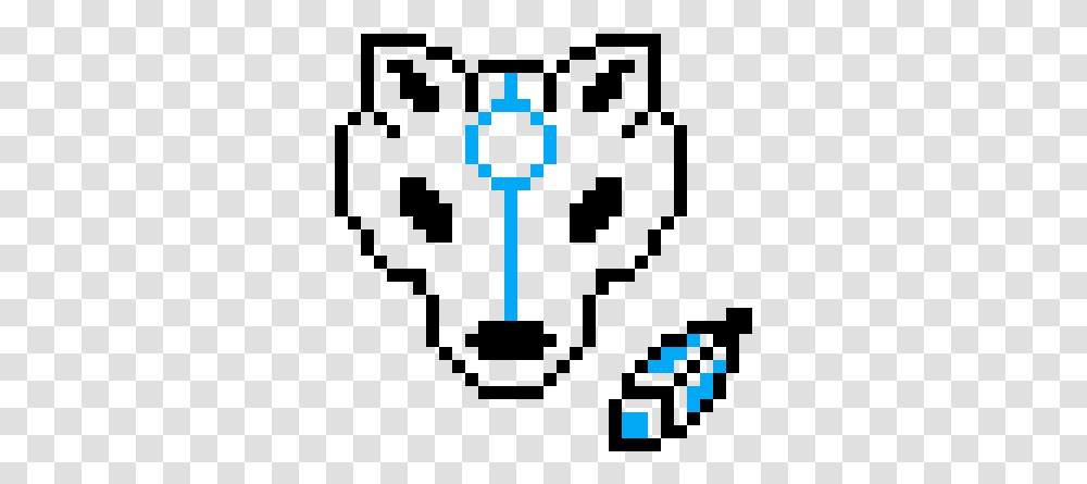 Pixel Art Lobo, Cross, Hand, Cutlery Transparent Png