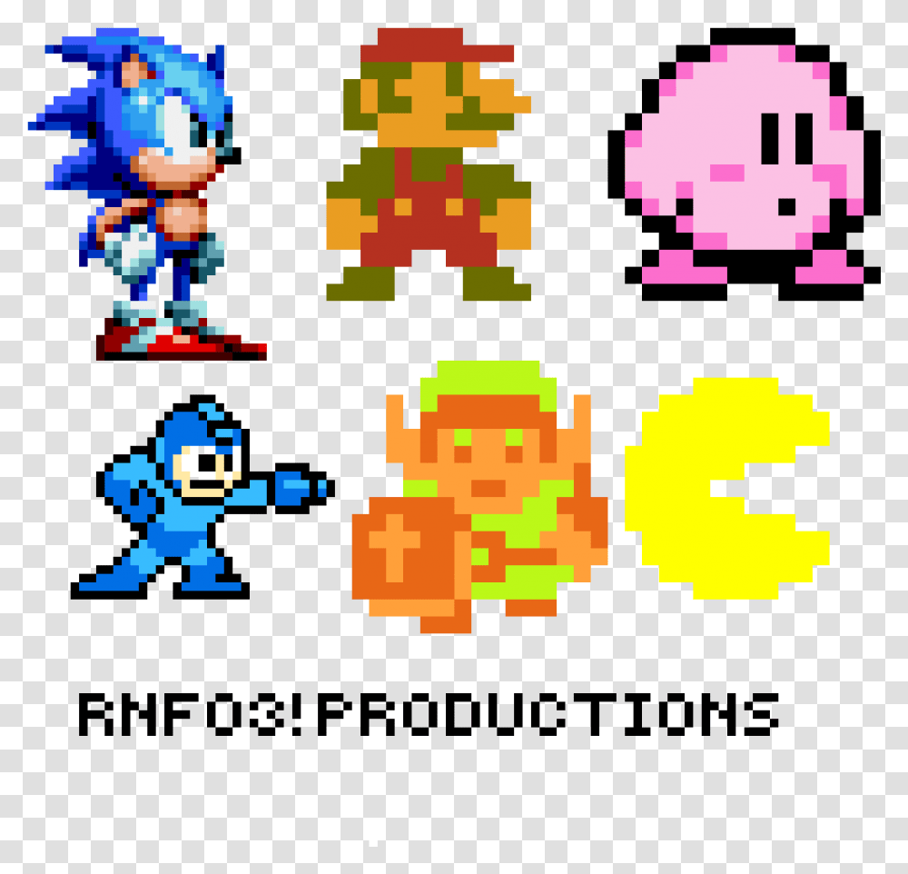 Pixel Art Mario, Super Mario, Pac Man Transparent Png