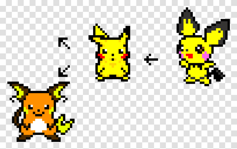 Pixel Art Pichu Evolution, Pac Man Transparent Png