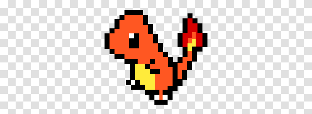 Pixel Art Pokemon Charmander, Pac Man Transparent Png