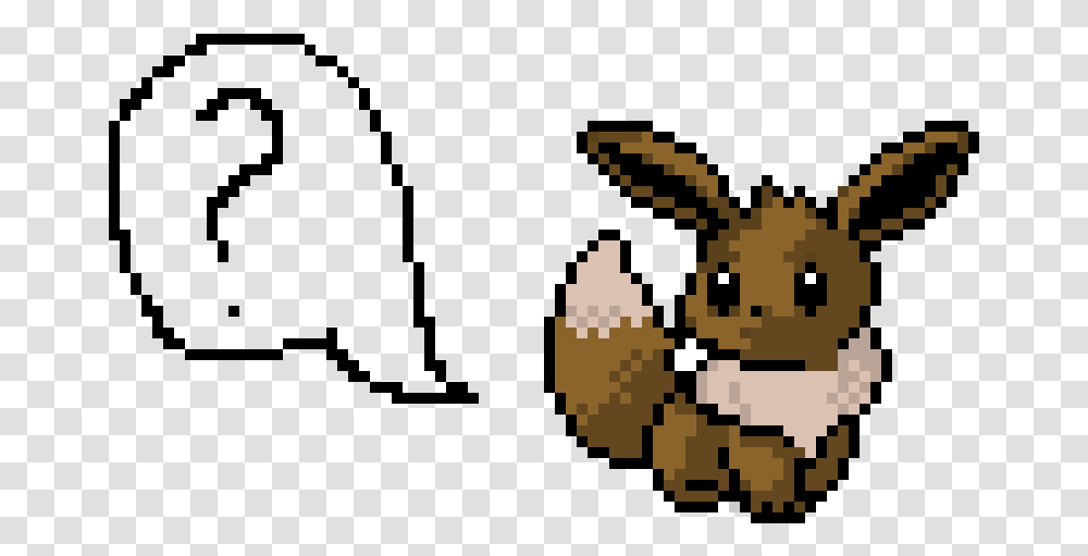 Pixel Art Pokemon Evoli, Rug, Animal, Mammal, Outdoors Transparent Png