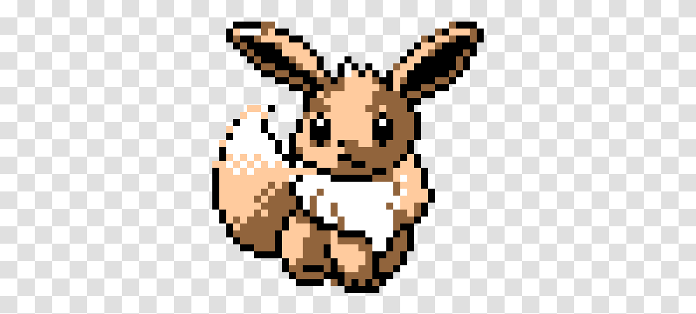 Pixel Art Pokemon Evoli, Rug, Animal, Mammal, Wildlife Transparent Png