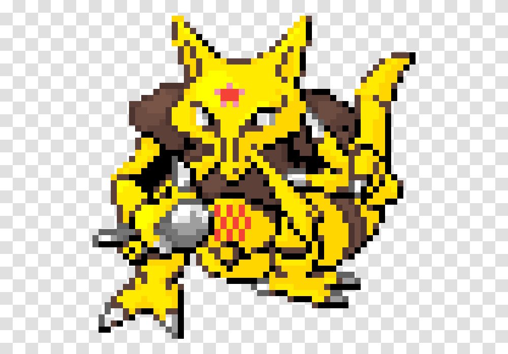 Pixel Art Pokemon Kadabra, Rug, Pac Man, Paper Transparent Png