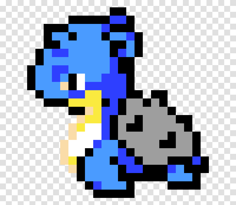 Pixel Art Pokemon Lapras Lapras Perler Pattern, Pac Man, Graphics, Minecraft Transparent Png