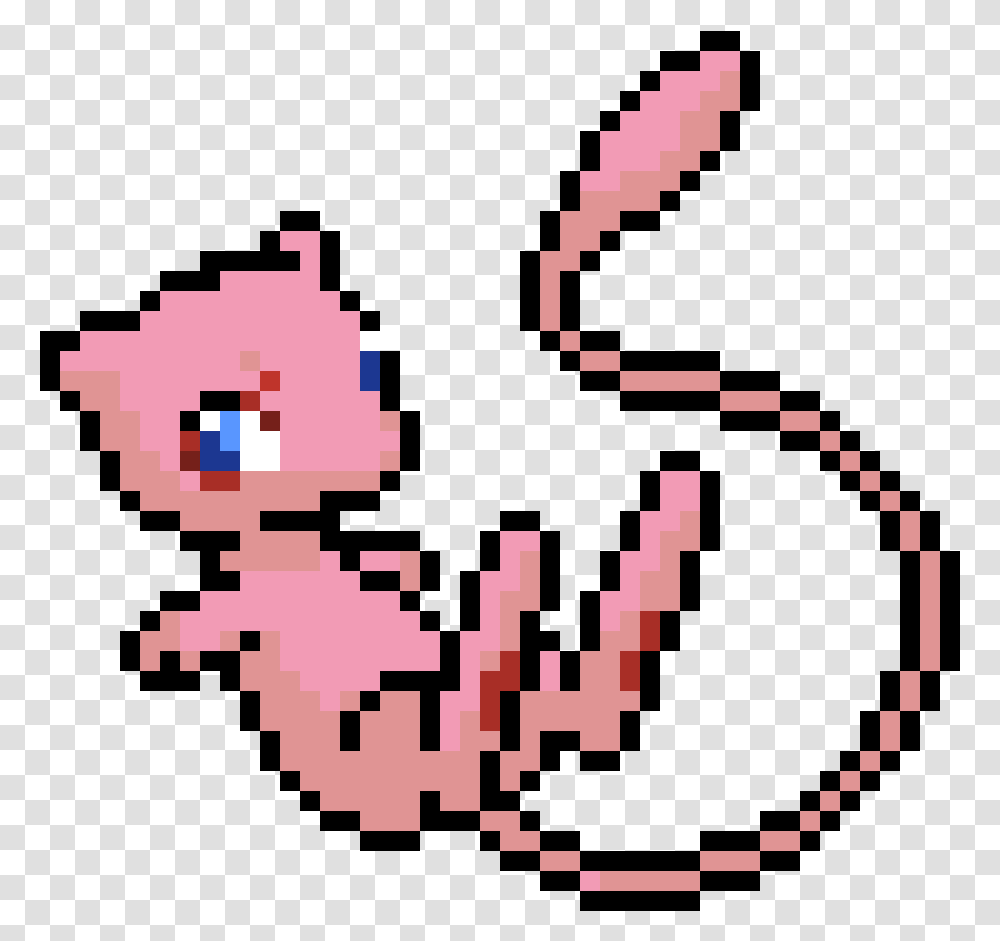 Pixel Art Pokemon Mew, Rug, Animal, Pac Man Transparent Png