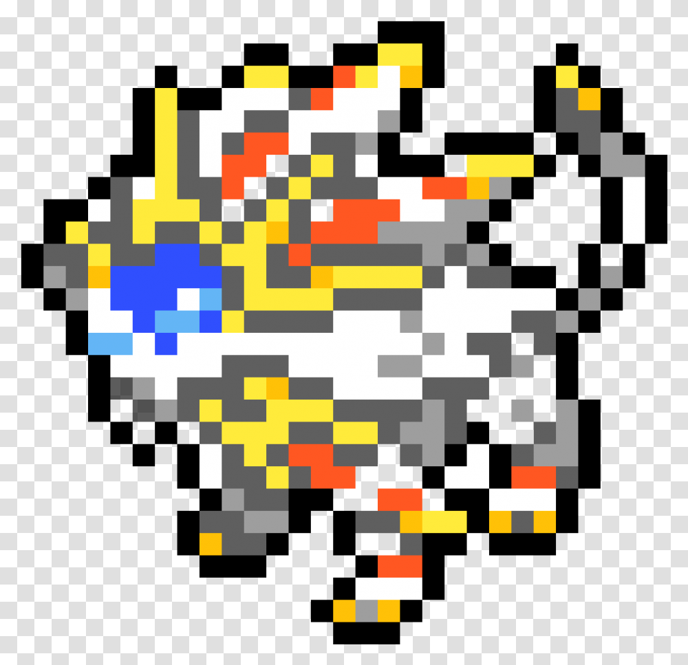 Pixel Art Pokemon Solgaleo, Rug, QR Code Transparent Png