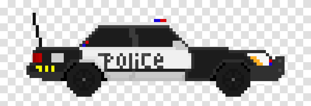 Pixel Art Police Car, Vehicle, Transportation, Weapon Transparent Png