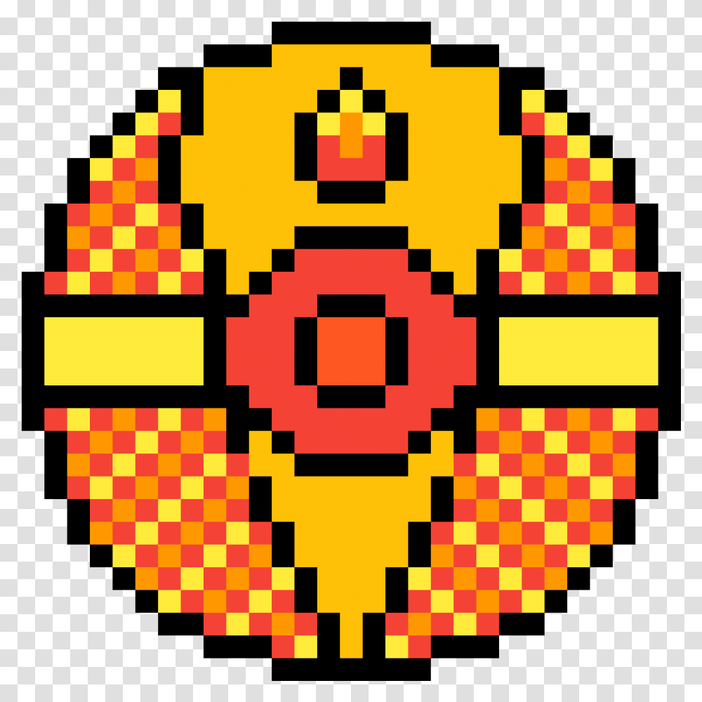 Pixel Art Pumpkin, Pac Man, Rug Transparent Png