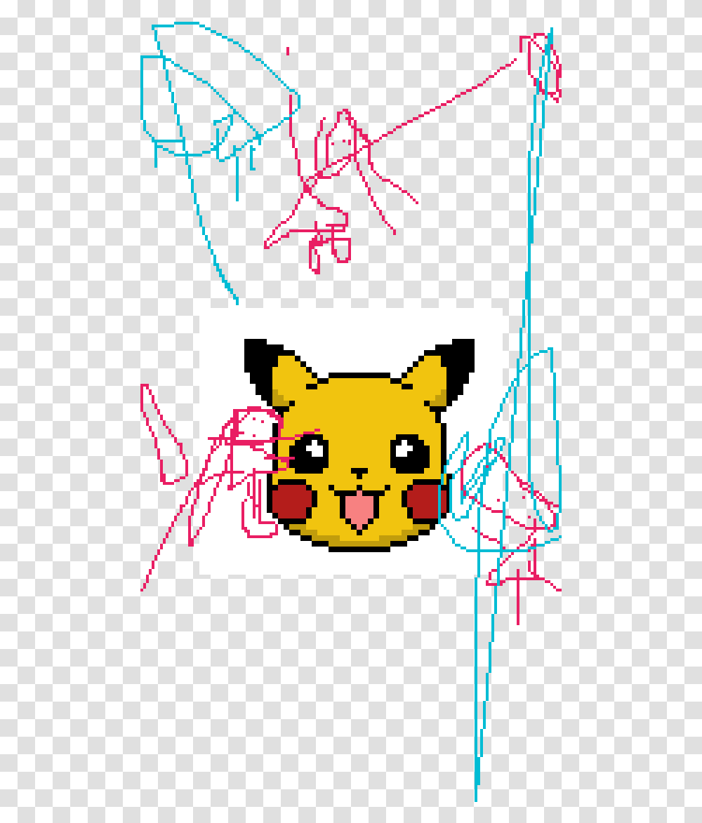 Pixel Art Roblox Pikachu, Label, Sticker Transparent Png