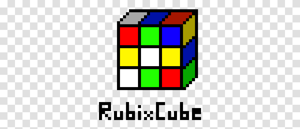 Pixel Art Rubik's Cube, Rubix Cube Transparent Png