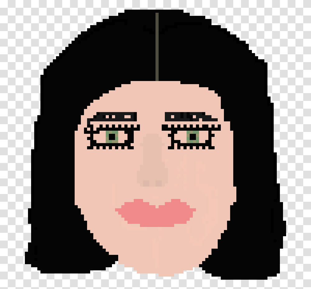 Pixel Art Selena Gomez, Head, Face, Teeth, Mouth Transparent Png