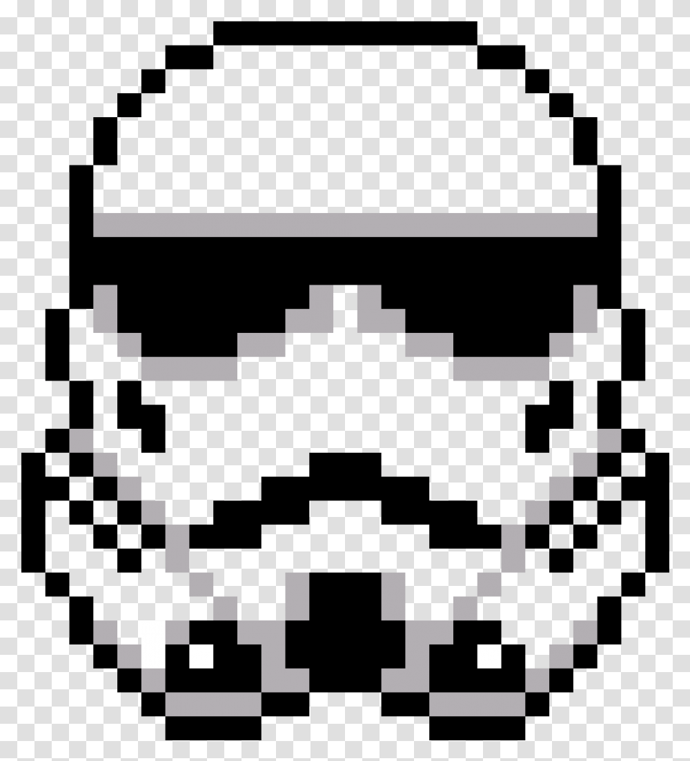 Pixel Art Star Wars Stormtrooper, Alphabet, Label Transparent Png