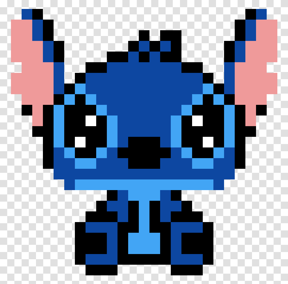 Pixel Art Stitch, Pac Man, Rug Transparent Png