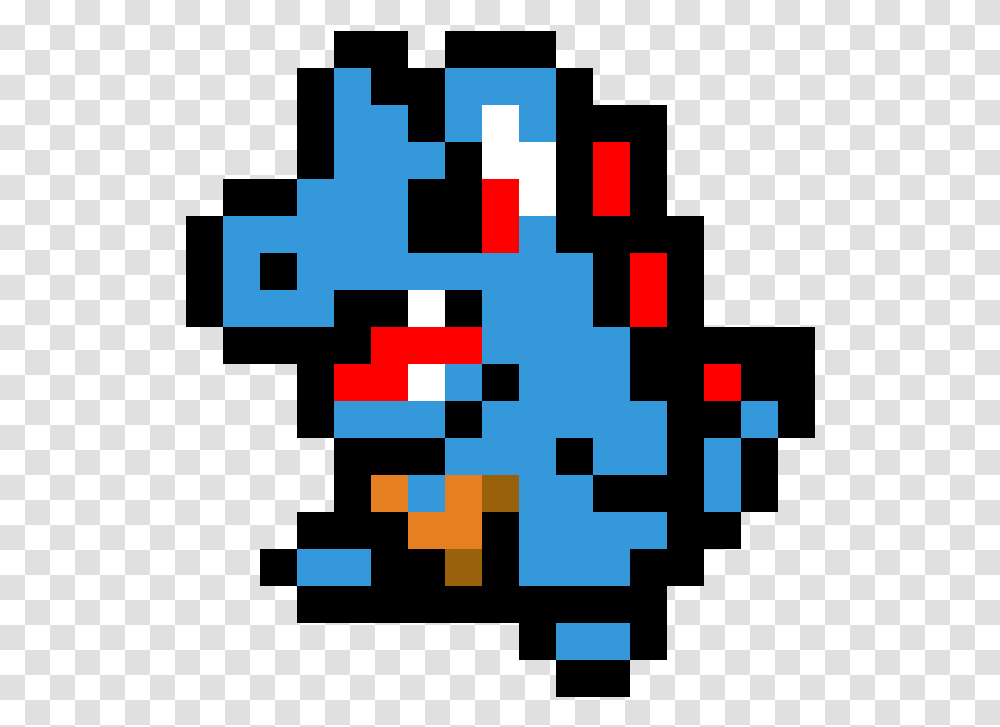 Pixel Art Totodile Minecraft Pixel Art Totodile, First Aid, Pac Man, Urban Transparent Png