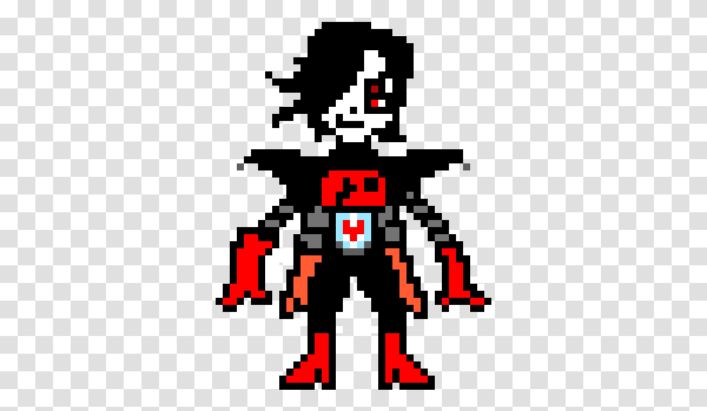 Pixel Art Undertale Mettaton, Pac Man, Super Mario Transparent Png