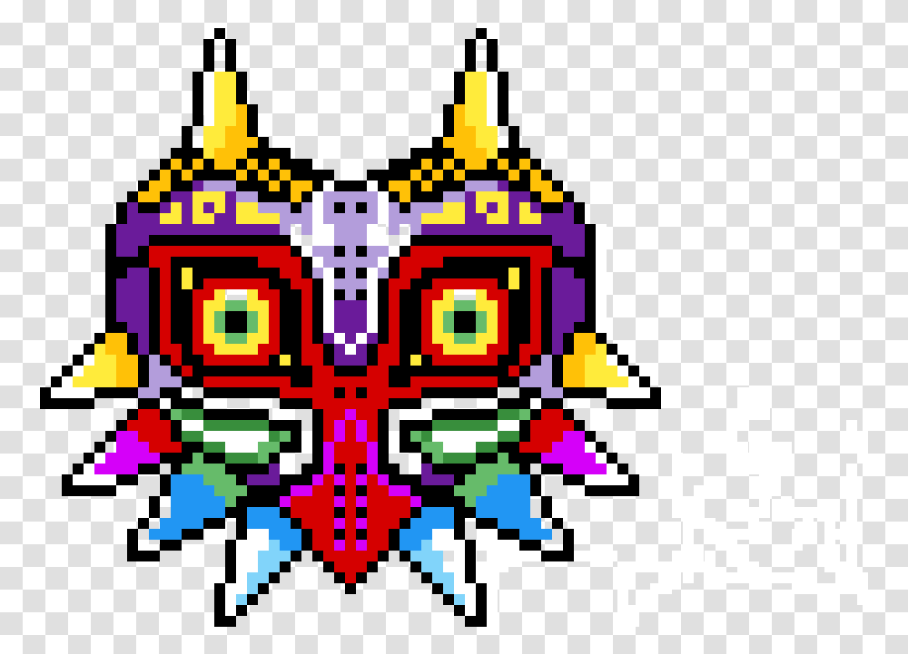 Pixel Art Zelda Majora's Mask, QR Code Transparent Png