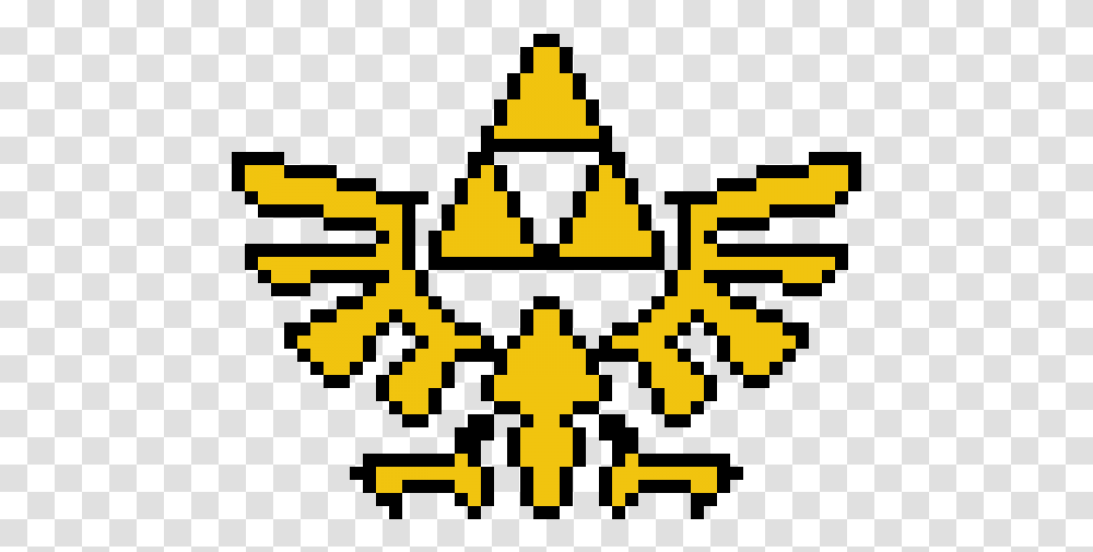 Pixel Art Zelda Triforce, Rug, Peeps, Pac Man Transparent Png