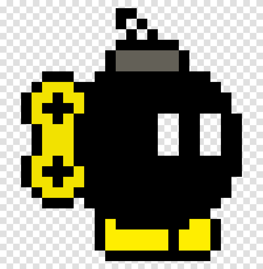 Pixel Bomb 8 Bit Bob Omb, First Aid, Pac Man Transparent Png