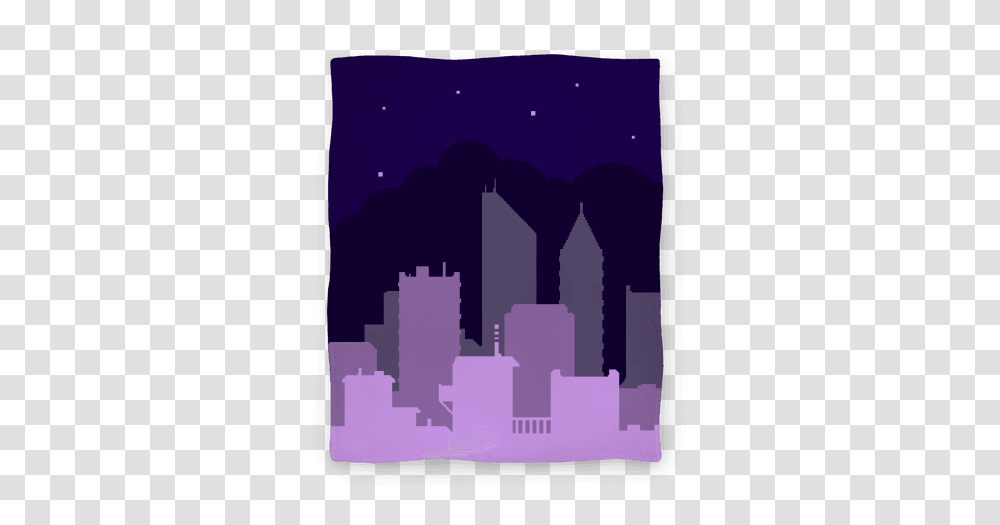 Pixel Cityscape Blankets Lookhuman Skyline, Electronics, Art, Outdoors, Graphics Transparent Png