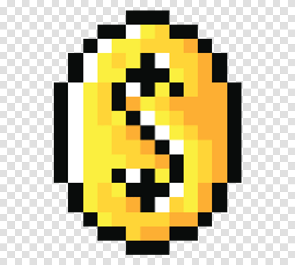 Pixel Clipart Money Toad Mario Pixel Art, Pac Man Transparent Png