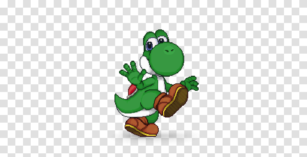 Pixel Clipart Yoshi, Green, Toy, Elf, Animal Transparent Png